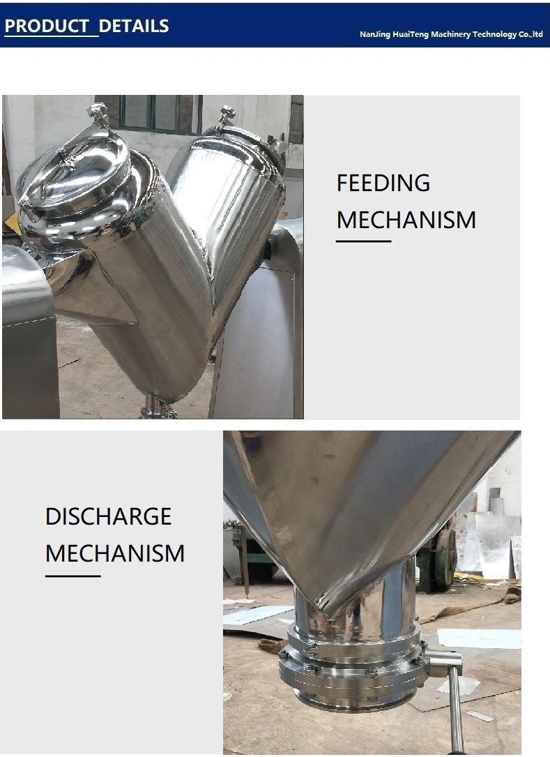 V Type Automatic Powder Mixer Mixing Machine for Dryig Powder of Food/Chemical/Medicine Industries