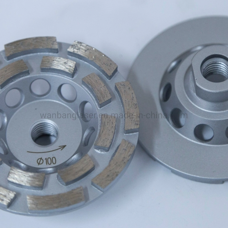 Abrasive Polishing Grinding Disc Diamond Dry Double Row Cup Wheel