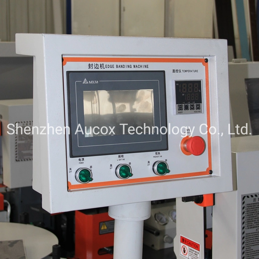 Wf360b Automatic Edge Banding Machine with Gluing/End Cutting/Rough Trimming/Fine Trimming/Scrapping and Buffing