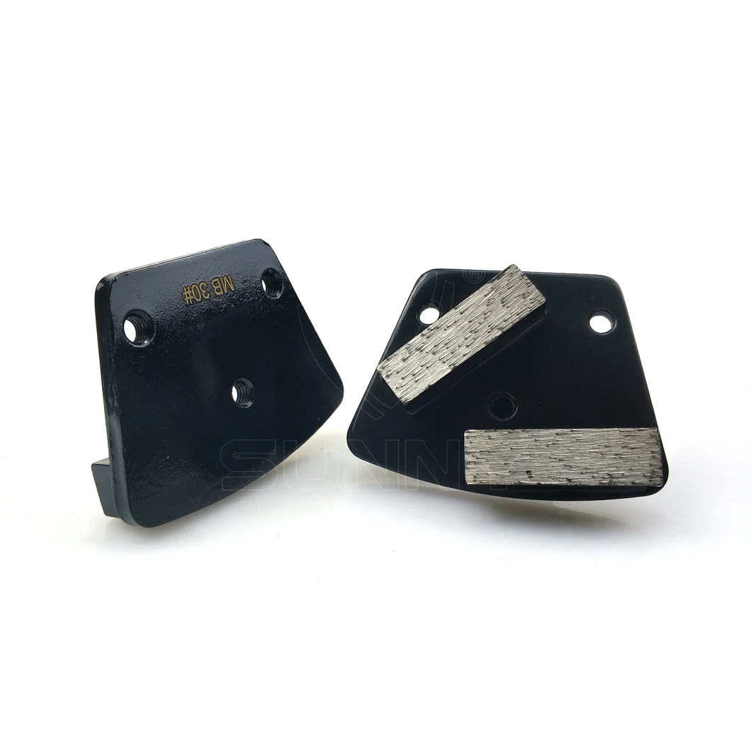 Black Trapezoid Diamond Grinding Pads for Concrete Abrasive Tool