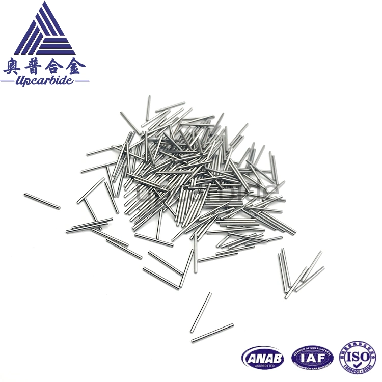 10co Fine Grain Sizes Polished and Charmfers Od1.0*13mm Tungsten Carbide Pin Parts