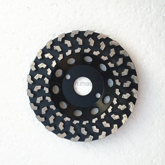 Special Teeth Diamond Grinding/Abrasive/Polishing Cup Wheel for Granite and Marble