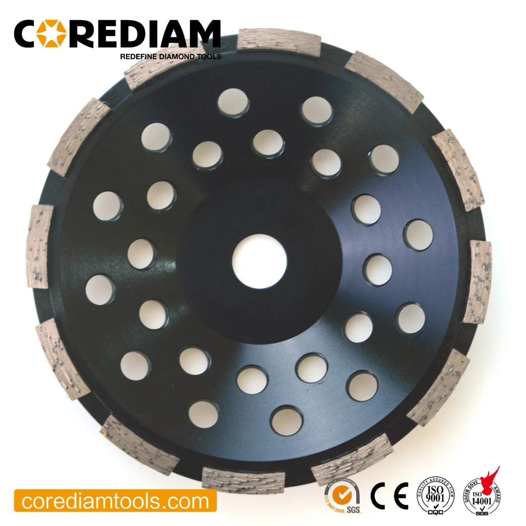 All Size Single Row Diamond Grinding Cup Wheel for Concrete and Masonry Materials in Your Need/Diamond Grinding Cup Wheel/Diamond Tool