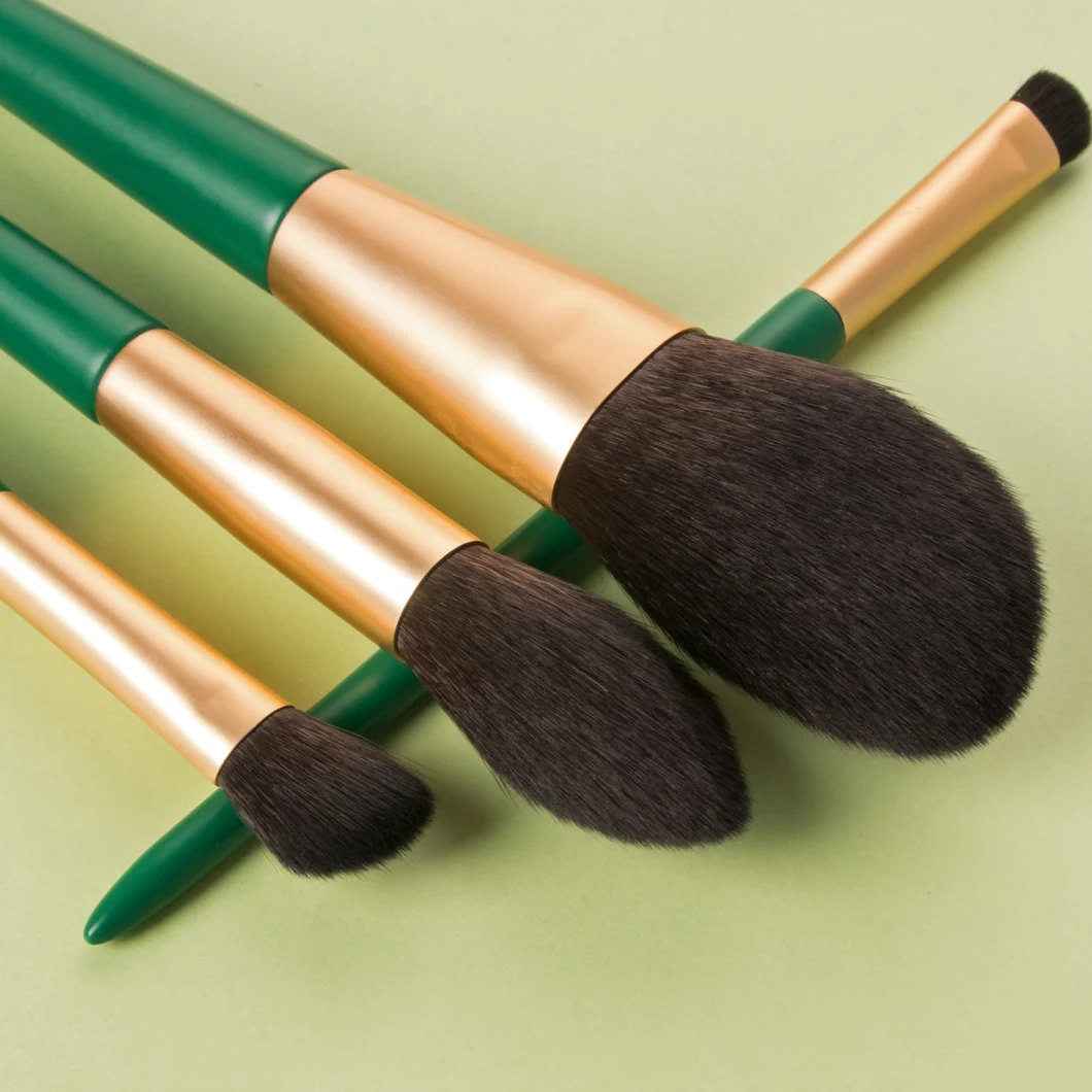 China Makeup Brushes Factory 12PCS Synthetic Powder Angled Blending Eye Shadow Brush Set