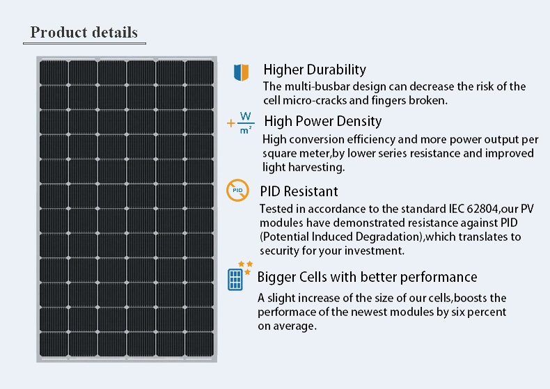 370W Monocrystalline Charge Controller Monocrystalline Solar Panels