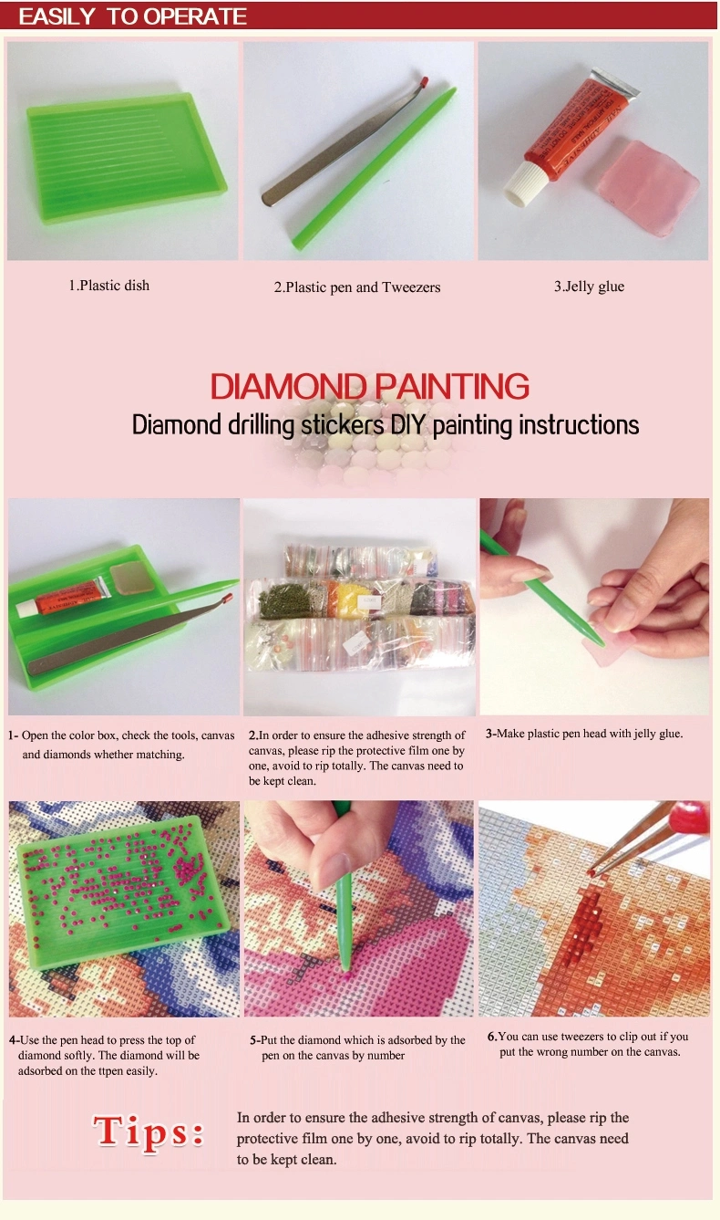 5D Crystal Diamond DIY Special Shape Diamond Painting Custom Photo