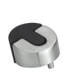 Zinc Alloy Rubber Half Round Door Stopper (JW906 AB)