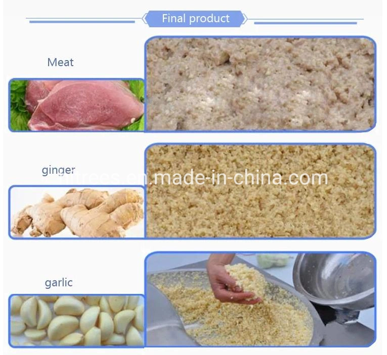 Meat Processing Machine Meat Chopper Vacuum Meat Bowl Cutter