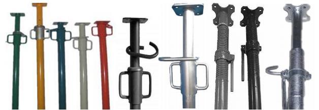 Painted Adjustable Scaffolding Steel Shoring Props, Scaffold Props