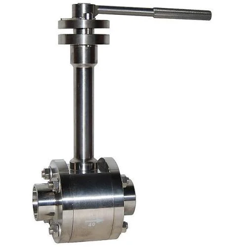Pneumatic Extension Rod Forged Steel Cryogenic Ball Valve