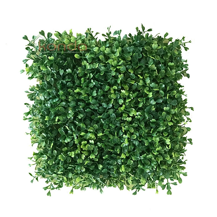 Wholesale Decorative Green Artificial Grass Wall Boxwood Hedge for Green Outdoor Wall