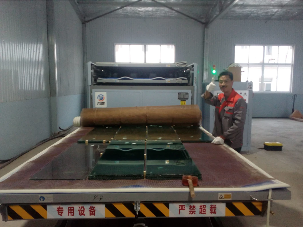 Machine Glass Laminating to Laminate Pdlc/LED Glass