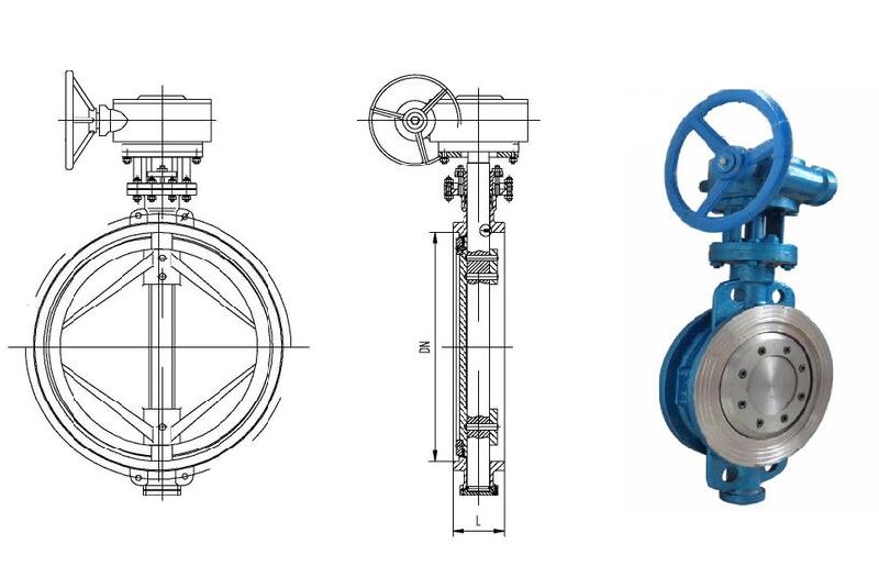 Cast Iron Wafer Metal-Seat Butterfly Control Valve