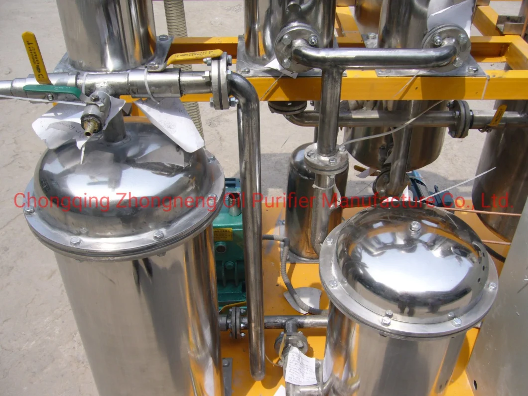 Food Grade Stainless Steel Vacuum Cooking Oil Purifier, Food Oil Cleaning Unit