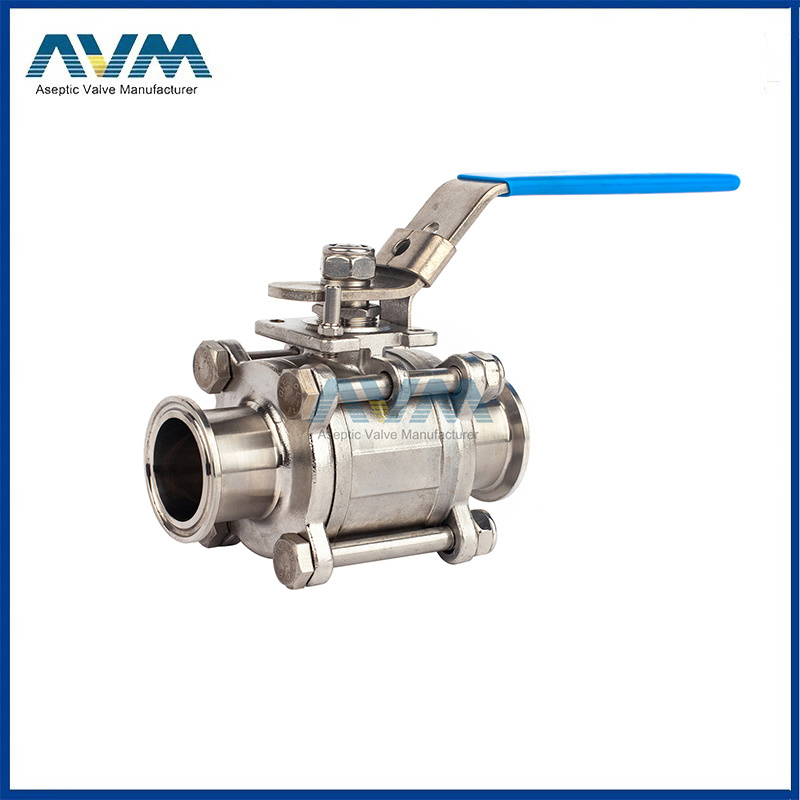 1" Ss 316L Pneumatic 3-Way None Retention Ball Valve