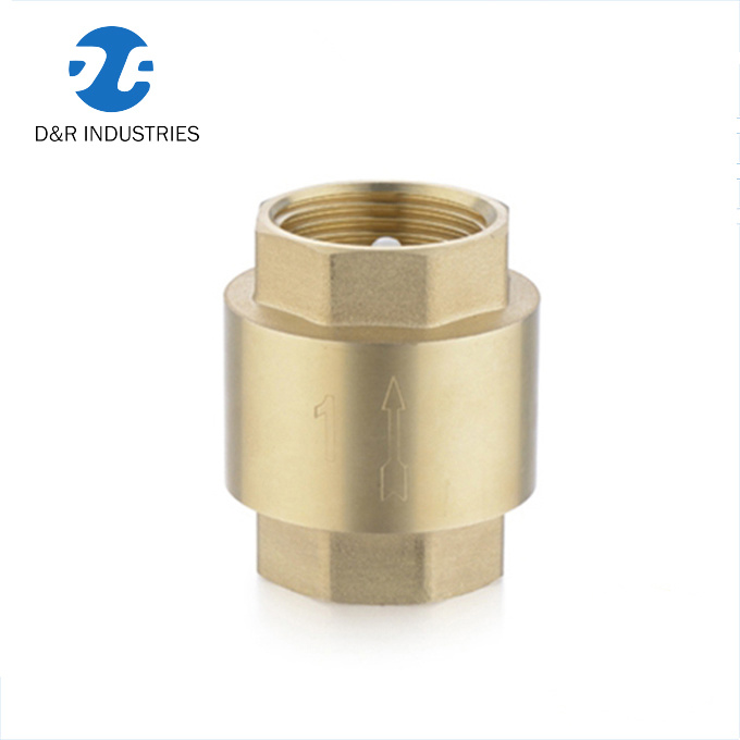 Mini Check Valve Durable Brass Material, Straight Check Valve Brass