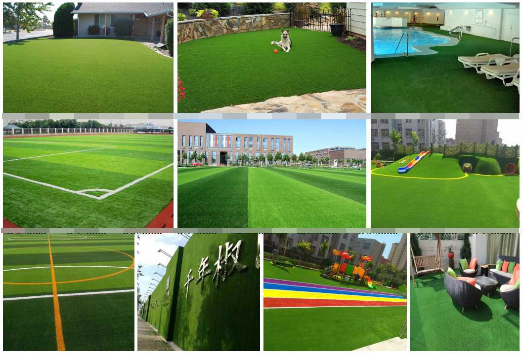 Flame-Retardant Anti-UV Artificial Football Turf