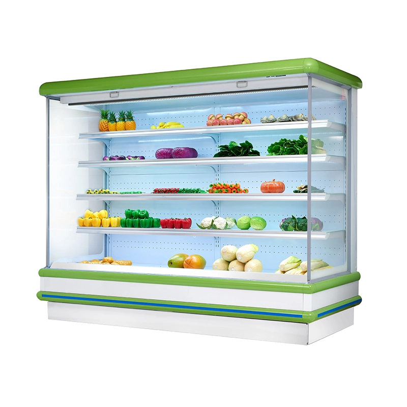 Fresh Fruit and Vegetable Display Cooler Refrigeration Equipment Commercial Fridge