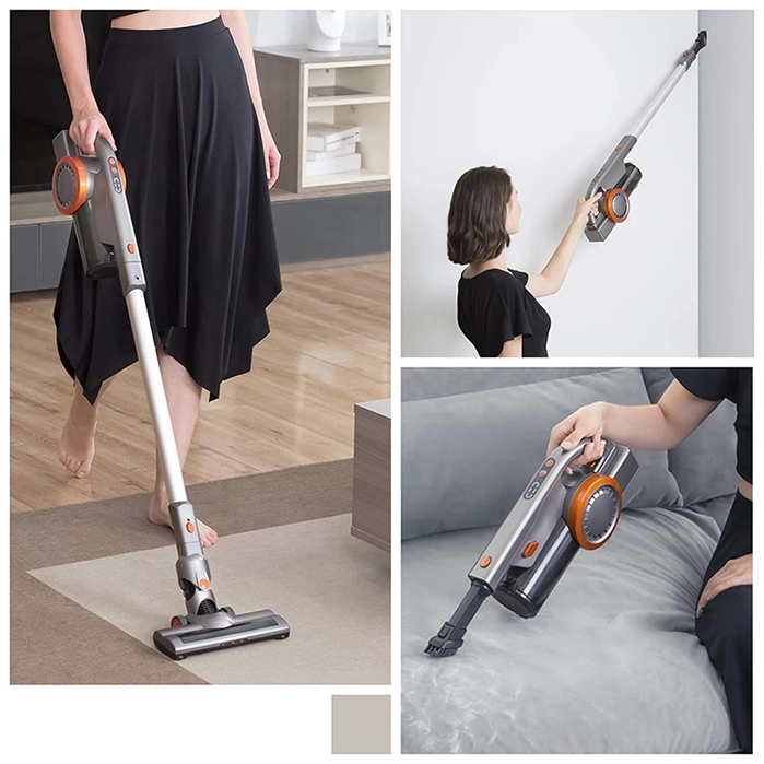 Ly679 Powerful Long Lasting Lithium Battery Coldless Stick Vacuum Cleaner
