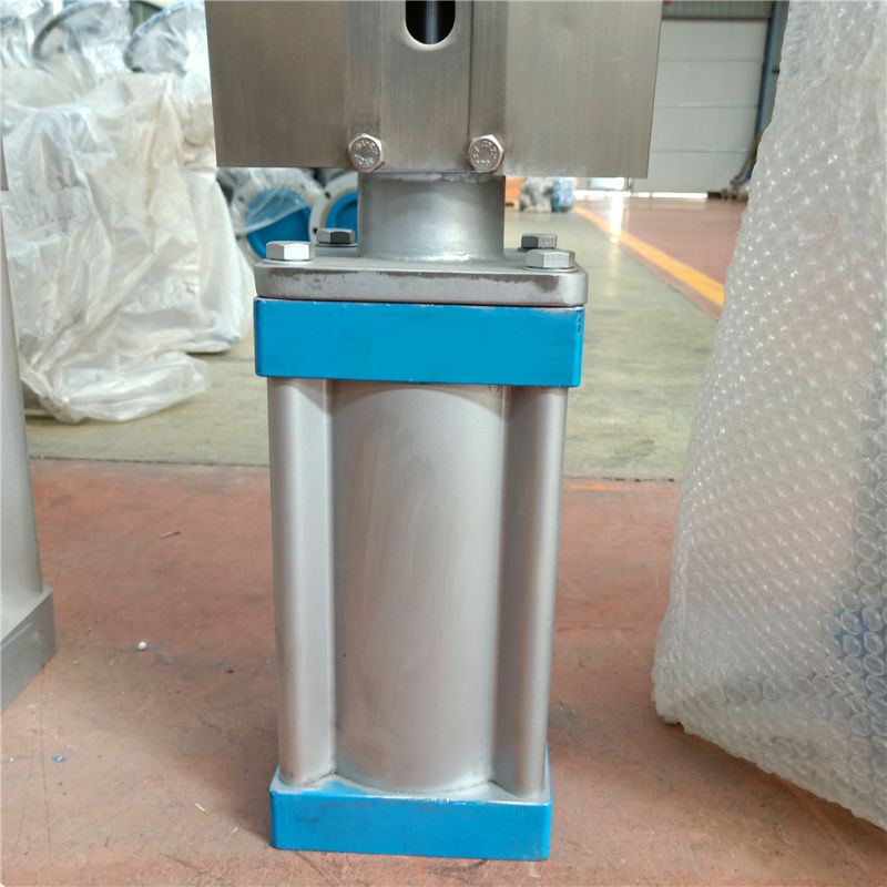 Pn10 Pneumatic Knife Gate Valve with Double Acting Autuator