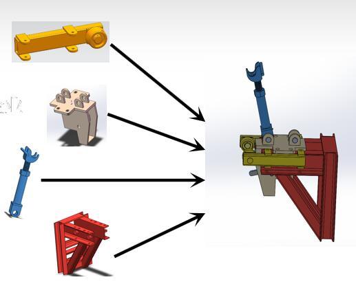 Electrophoretic Automatic Structure Attached Climbing Scaffold