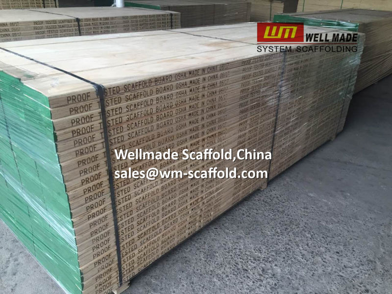 Osha LVL Scaffolding Planks Wood Timber Laminated Veneer Scaffold Boards