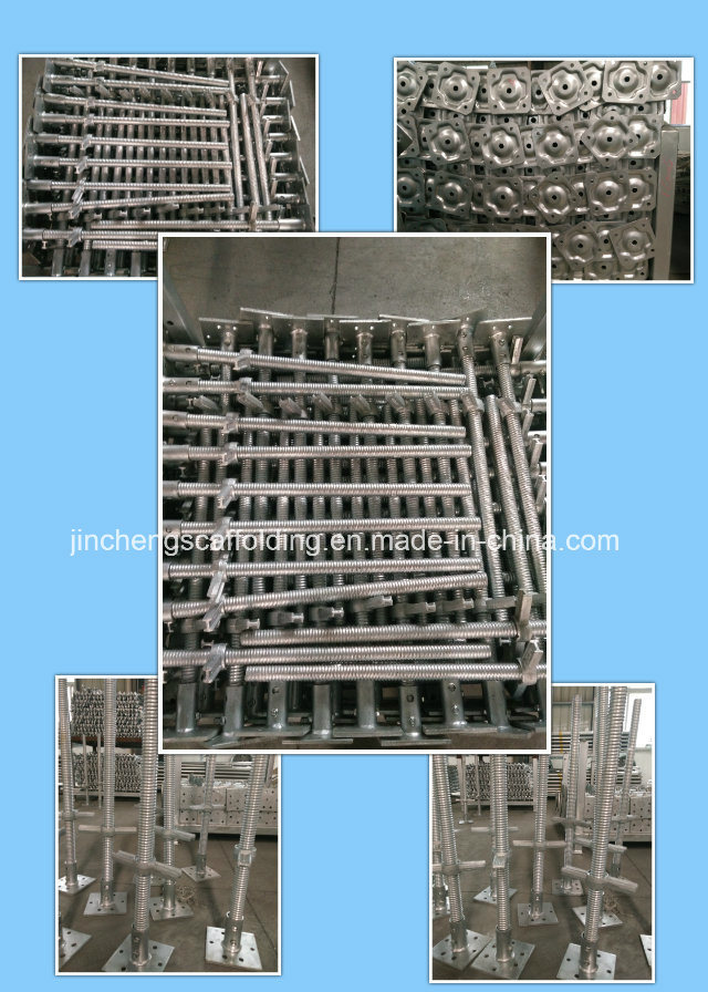 Adjustable Solid Screw Jack Base for Scaffolding