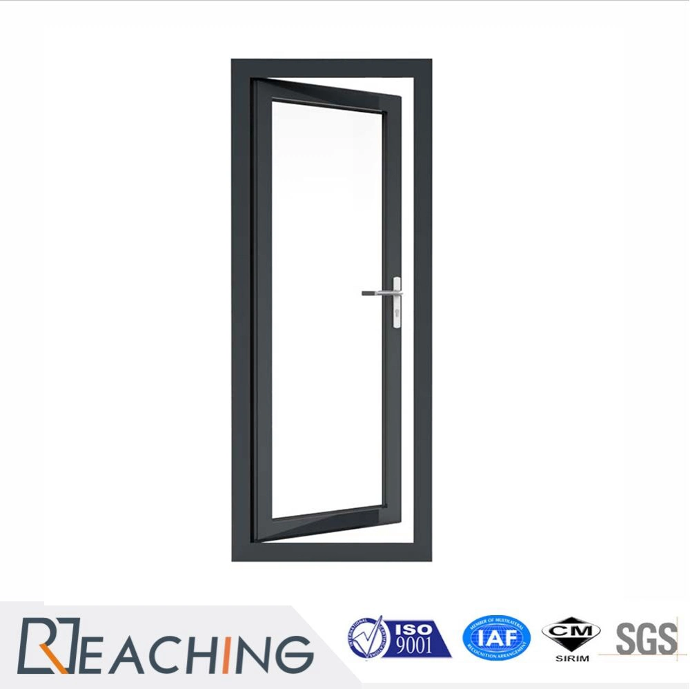 Conch Black Door UPVC/PVC Casement Door Plastic Casement Door