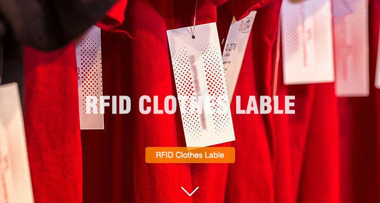 High Reading Rate UHF Alien H3 RFID Clothing Tracking Label