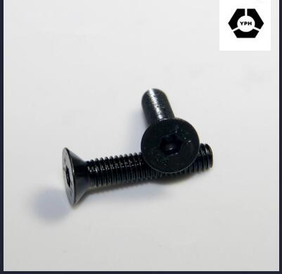 DIN7991 Carbon Steel Hex Socket Countersunk Screws with Black