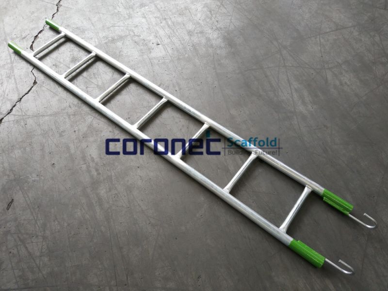 Hot DIP Galvanized 350mm Wide Scaffold Monkey Ladders Ringlock Scaffold with Hooks (RML)