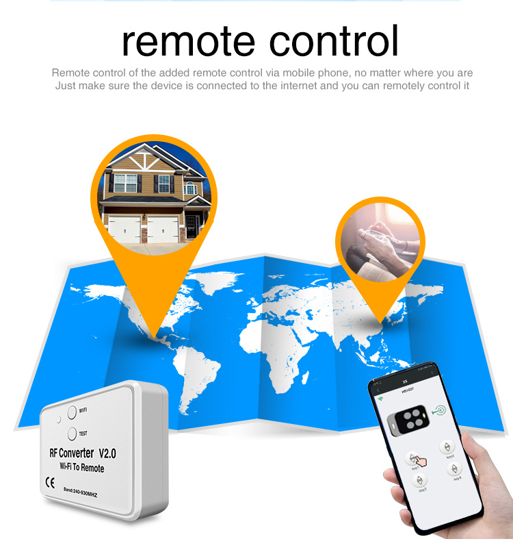 Electric Gate Security Control Access Remote to WiFi Converter Automation