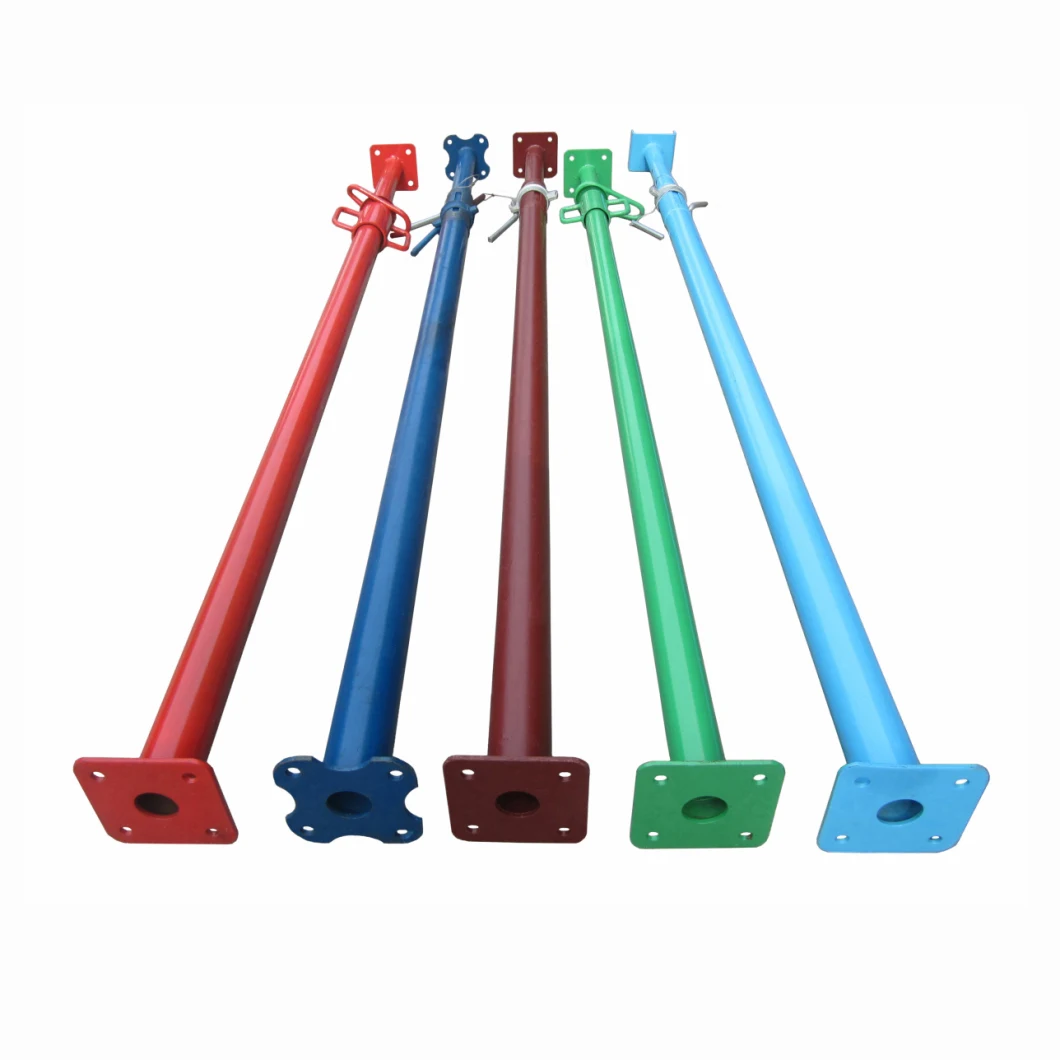Factory Supply Construction Scaffolding Prop Jack Post Adjustable Shoring Metal Support Poles for Ceiling Support