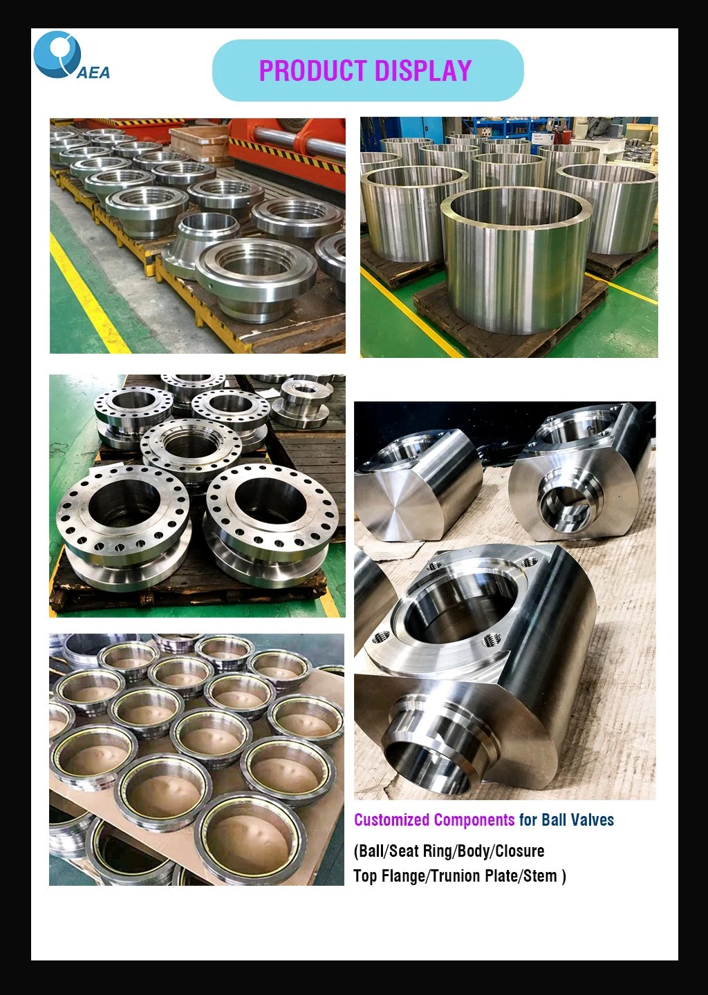 Forged Carbon Steel Stainless Steel Machined Valve Body Ball Valve Spare Kits