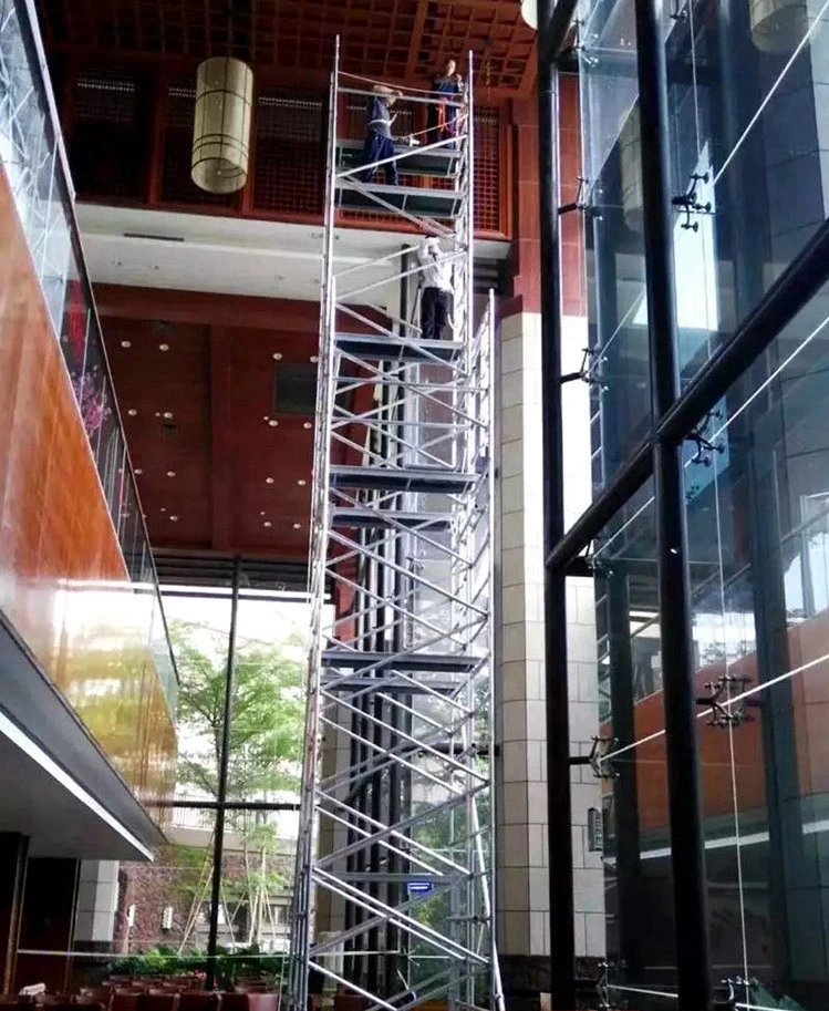 Main Attached Scaffolding, Used Scaffolding, Double Single Width Staging Scaffolds