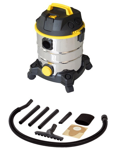 706-20-35L 1400W Stainless Steel Tank Wet Dry Vacuum Cleaner