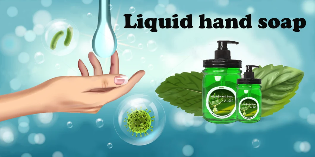 OEM Liquid Hand Soap Biodegradable Formula Lavender Scent