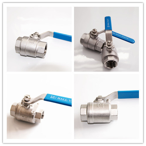 High Pressure 2PC Floating Stainless Steel Ball Valve 1000psi