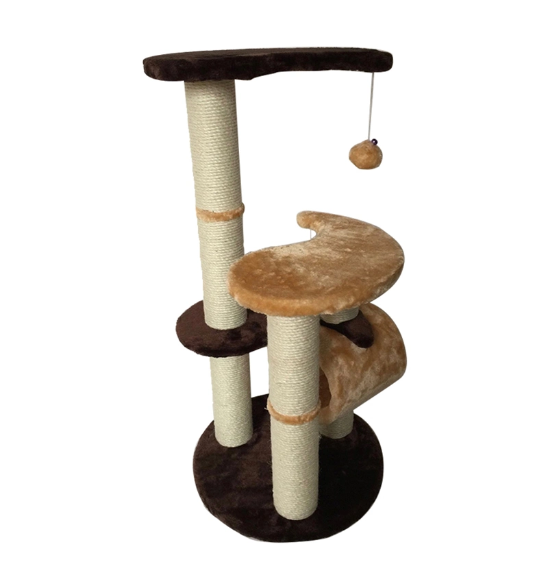 Modern Cat Furniture with Hanging Toy Funny Pet Toy Cat Tree