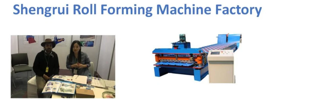 Roofing Sheet Making Machine/Panel Rolling Machine /Ibr Roof Color Steel Rolling Machine for Houses Construction