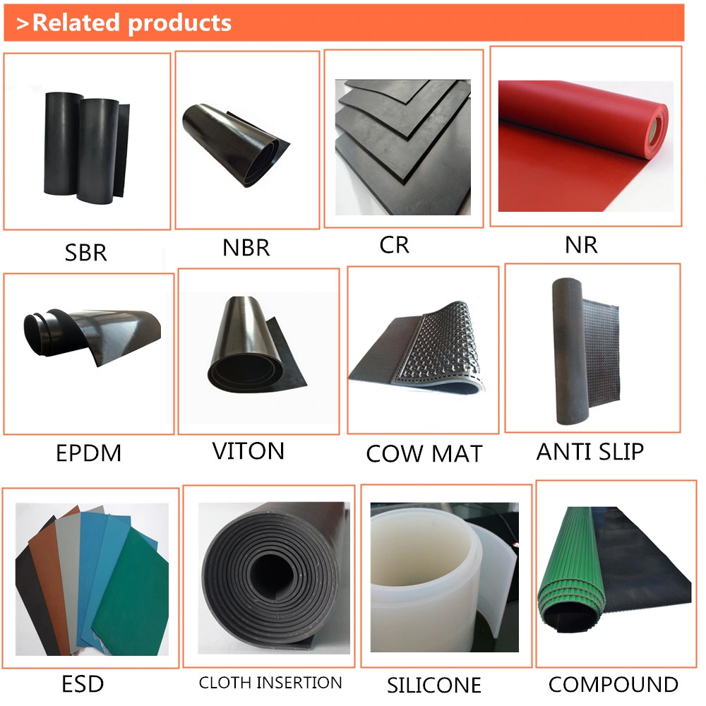 Good Flexibility Fire Resistant Waterproof Thermal Insulation Material Black Modern NBR Rubber Roll Sheet