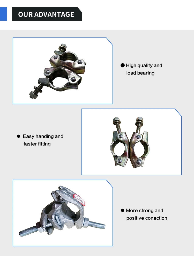 Swivel Clamp Double Coupler Scaffolding Scaffold Prop Swivel Couplers