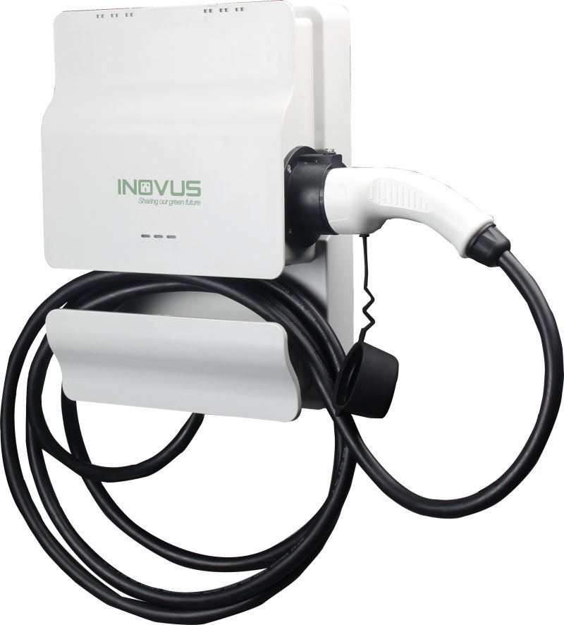 Inovus Type1 Type 2 Fast Charging Station with Type B RCCB