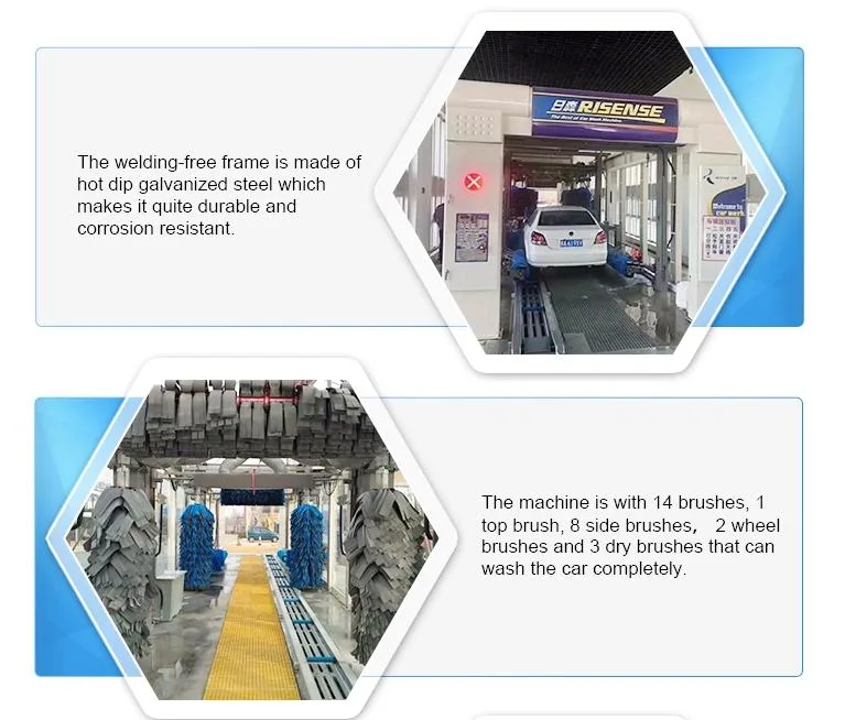 Tunnel Car Wash Machine Fully Automatic Car Wash for Sale Automatic Car Wash Machine