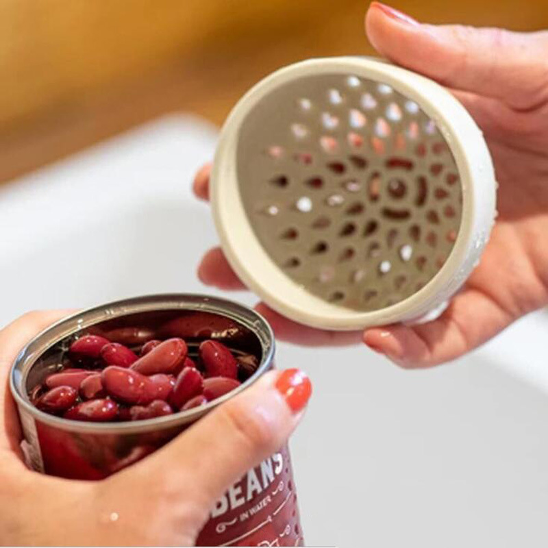 Mini Strainer Portable Colander for Draining Chickpeas and Canned Foods, Silicone Esg15665