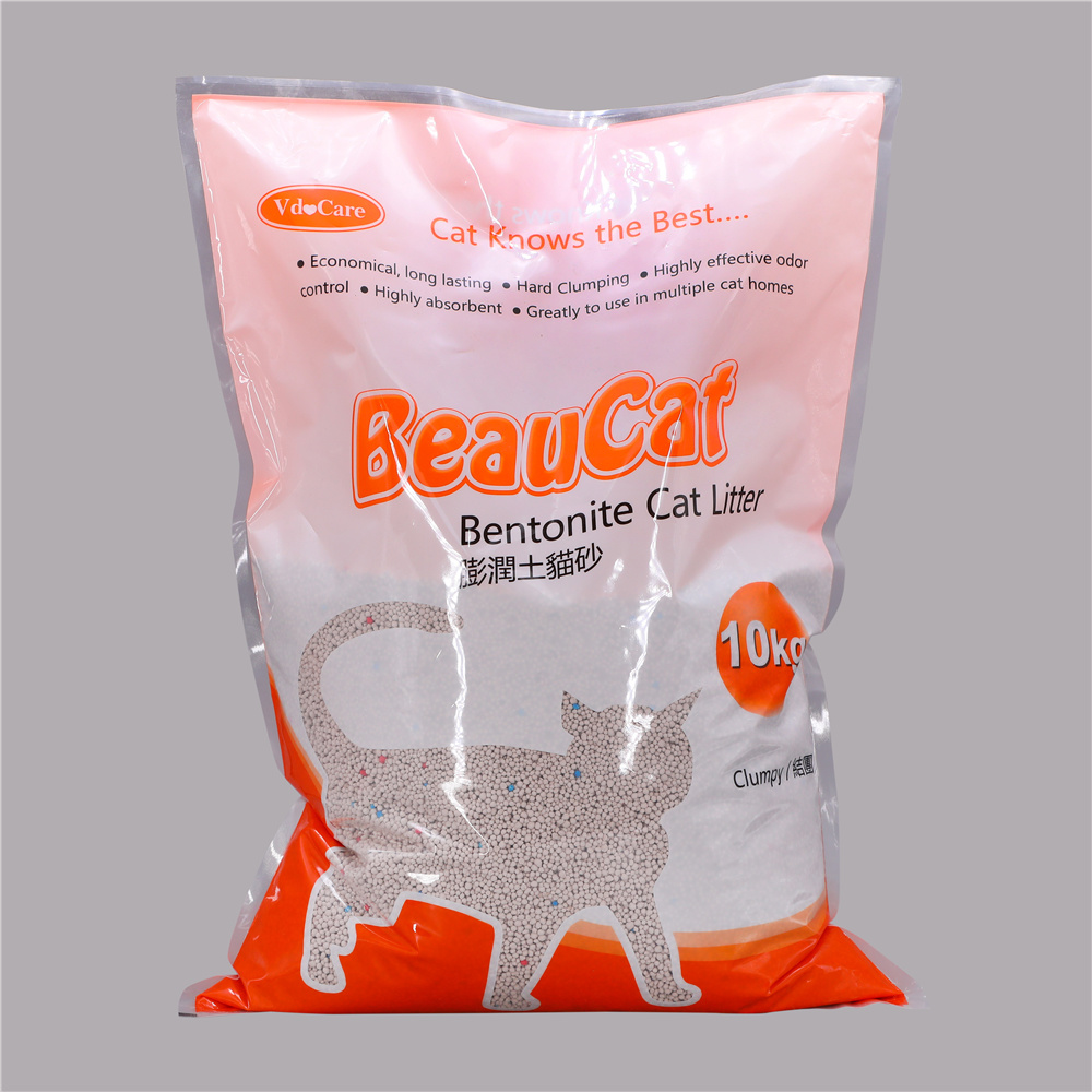 Customized Clumping Anti Bacteria Premium Bead Dust Free Bentonite Cat Litter Sand
