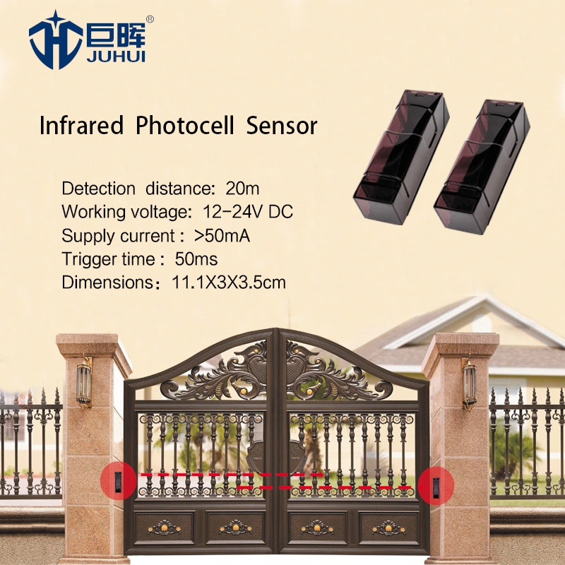 Single Infrared Beam Sensor Barrier Alarm Detector for Gate Door Window Burglar Alarm System