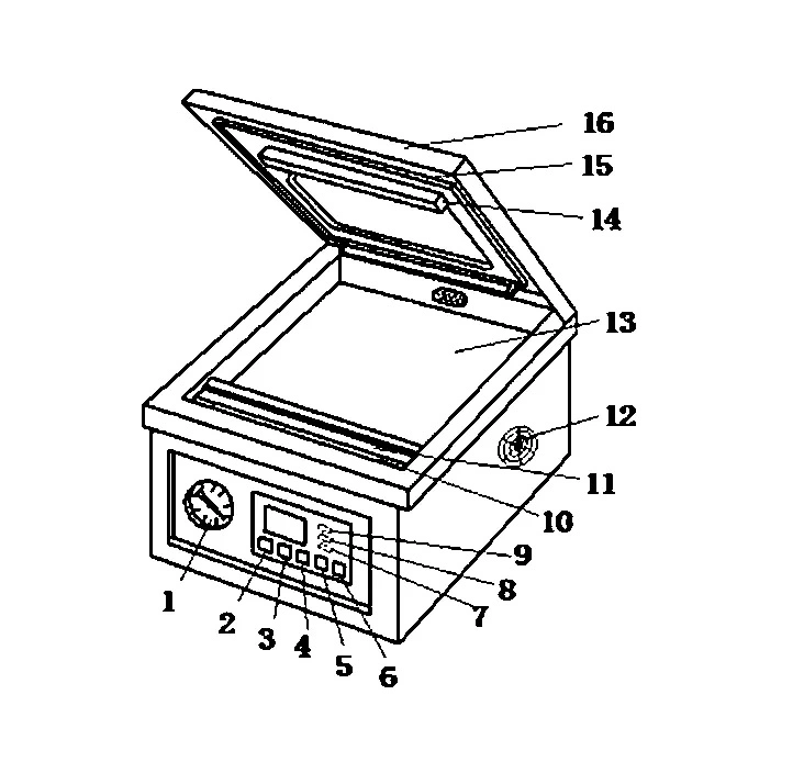 Digital Vacuum Sealer Food Vacuum Sealing Packing Machine