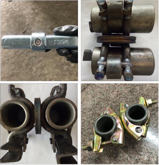 China Steel Scaffolding Pressed Putlog Fittings Independent Single Clamp for Sales