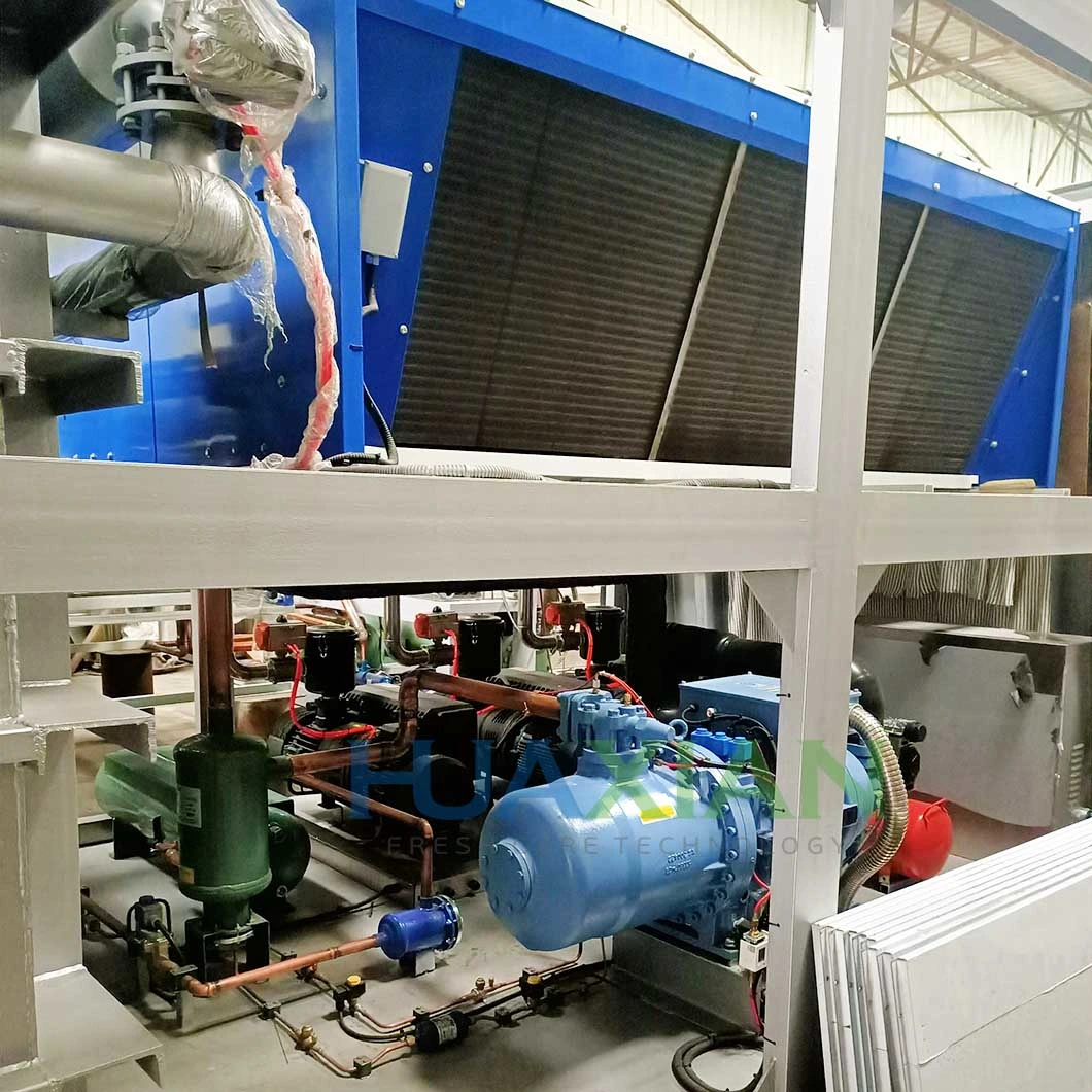 Customized Large Screw Compressor Evaporation Cooling System for 6 Pallet Vacuum Cooler